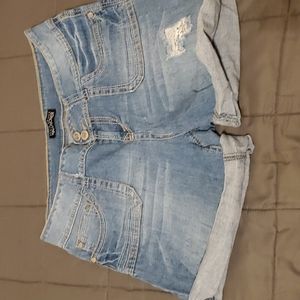 denim shorts